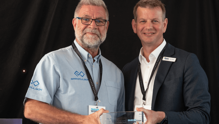 ePropulsion Wins Innovation Showcase Award at Seawork 2023