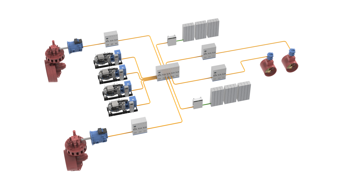 Hybrid AC System - Electric Marine Propulsion systems from ePropulsion